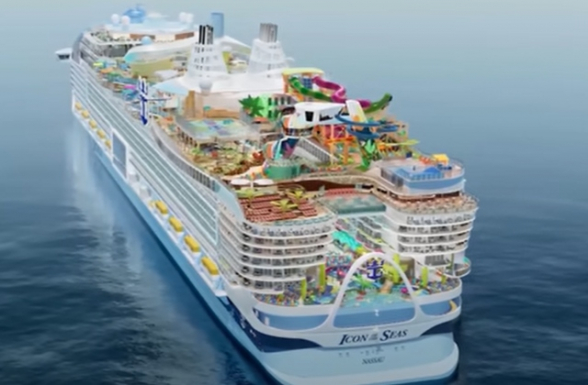 Աշխարհի ամենամեծ Icon of the Seas զբոսաշրջային նավը ցուցադրվել է տեսահոլովակում
